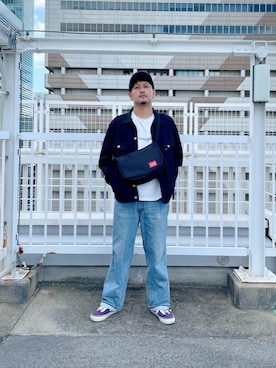 「アパレル」｜Manhattan Portage Staffさん（メンズ・174cm）の秋コーディネート