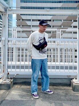 「アパレル」｜Manhattan Portage Staffさん（メンズ・174cm）の秋コーディネート