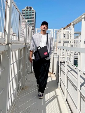 「アパレル」｜Manhattan Portage Staffさん（メンズ・174cm）の秋コーディネート