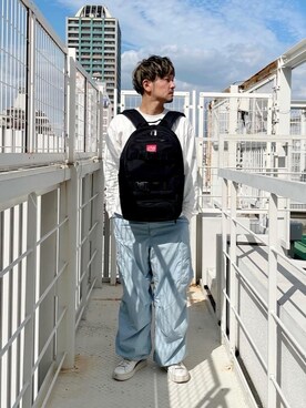 「アパレル」｜Manhattan Portage Staffさん（メンズ・174cm）の秋コーディネート