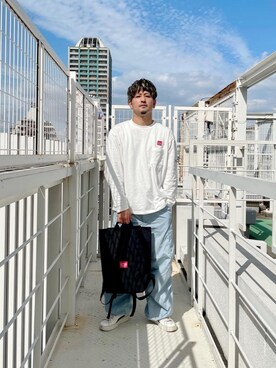 「アパレル」｜Manhattan Portage Staffさん（メンズ・174cm）の秋コーディネート