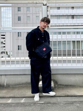 「アパレル」｜Manhattan Portage Staffさん（メンズ・174cm）の秋コーディネート