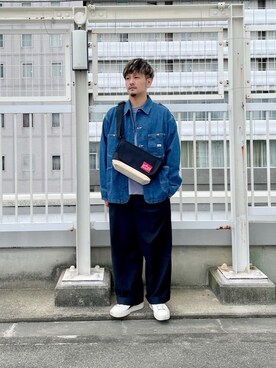 「アパレル」｜Manhattan Portage Staffさん（メンズ・174cm）の秋コーディネート