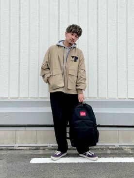 「アパレル」｜Manhattan Portage Staffさん（メンズ・174cm）の秋コーディネート