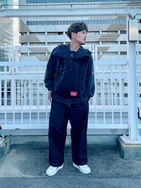「アパレル」｜Manhattan Portage Staffさん（メンズ・174cm）の秋コーディネート
