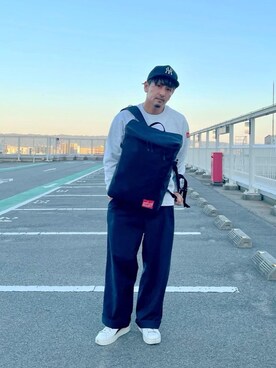 「アパレル」｜Manhattan Portage Staffさん（メンズ・174cm）の秋コーディネート