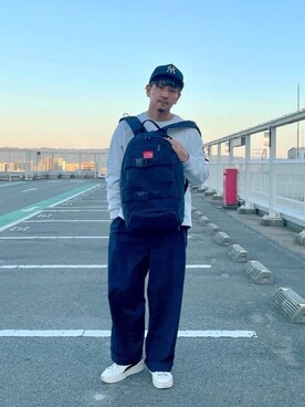 「アパレル」｜Manhattan Portage Staffさん（メンズ・174cm）の秋コーディネート