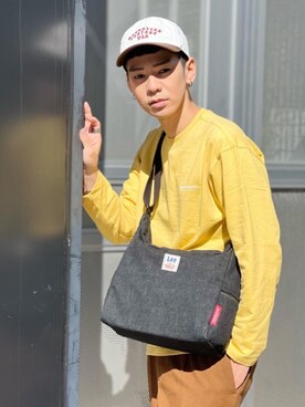 「cap」｜Manhattan Portage Staffさん（メンズ・172cm）の秋コーディネート