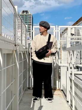 「アパレル」｜Manhattan Portage Staffさん（メンズ・174cm）の秋コーディネート