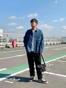 「アパレル」｜Manhattan Portage Staffさん（メンズ・174cm）の秋コーディネート