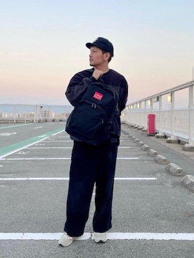 「アパレル」｜Manhattan Portage Staffさん（メンズ・174cm）の秋コーディネート