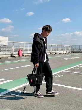 「アパレル」｜Manhattan Portage Staffさん（メンズ・174cm）の秋コーディネート