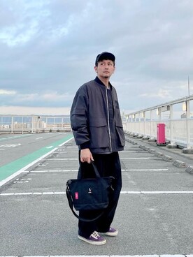 「アパレル」｜Manhattan Portage Staffさん（メンズ・174cm）の秋コーディネート