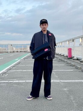「アパレル」｜Manhattan Portage Staffさん（メンズ・174cm）の秋コーディネート