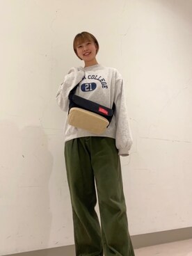 Manhattan Portage Staffさん(レディース・166cm)の秋コーディネート