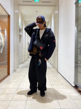 「Manhattan Portage」｜「アイテム（ブルゾン）」を使った、Manhattan Portage Staffさん（メンズ・176cm）の秋コーディネート