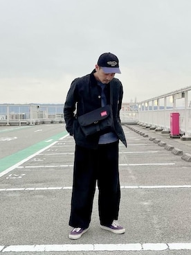 「アパレル」｜Manhattan Portage Staffさん（メンズ・174cm）の冬コーディネート