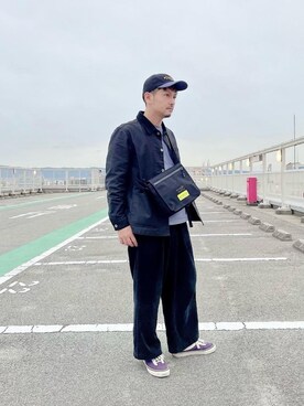 「アパレル」｜Manhattan Portage Staffさん（メンズ・174cm）の冬コーディネート