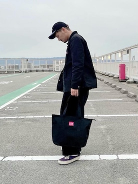 「アパレル」｜Manhattan Portage Staffさん（メンズ・174cm）の冬コーディネート