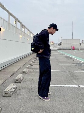 「アパレル」｜「アイテム（その他トップス）」を使った、Manhattan Portage Staffさん（メンズ・174cm）の冬コーディネート