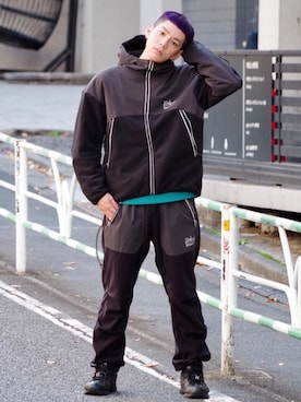 「Manhattan Portage」｜「アイテム（ブルゾン）」を使った、Manhattan Portage Staffさん（メンズ・172cm）の冬コーディネート