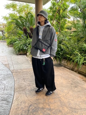 Manhattan Portage Staffさん(メンズ・176cm)の冬コーディネート