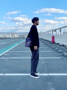 「アパレル」｜「アイテム（その他トップス）」を使った、Manhattan Portage Staffさん（メンズ・174cm）の冬コーディネート