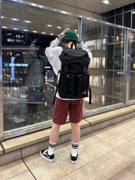 Manhattan Portage Staffさん（レディース・163cm）の冬コーディネート