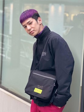 Manhattan Portage Staffさん(メンズ・172cm)の冬コーディネート