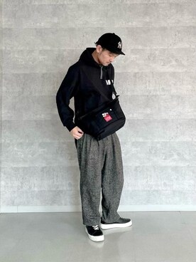 Manhattan Portage Staffさん（メンズ・174cm）の冬コーディネート