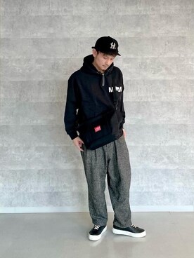 Manhattan Portage Staffさん（メンズ・174cm）の冬コーディネート