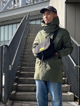 Manhattan Portage Staffさん(メンズ・170cm)の冬コーディネート