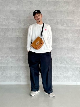 「キャンバス」｜Manhattan Portage Staffさん（メンズ・174cm）の冬コーディネート
