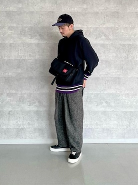 Manhattan Portage Staffさん(メンズ・174cm)の冬コーディネート