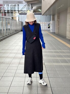 Manhattan Portage Staffさん(レディース・163cm)の冬コーディネート