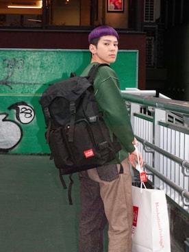 Manhattan Portage Staffさん（メンズ・172cm）の冬コーディネート