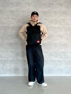 Manhattan Portage Staffさんの「Silvercup Backpack　-シルバーカップ バックパック-」を使ったコーディネート