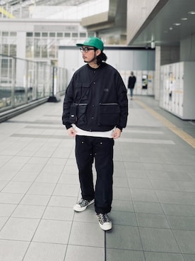 Manhattan Portage Staffさん（メンズ・175cm）の冬コーディネート