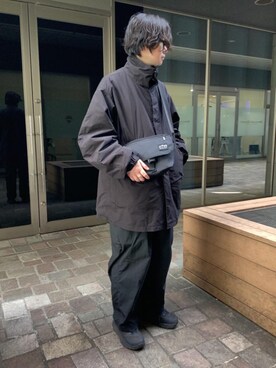 「Manhattan Portage BLACK LABEL」｜Manhattan Portage Staffさん（メンズ・176cm）の冬コーディネート