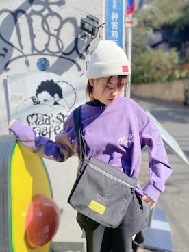 「リミテッド」｜Manhattan Portage Staffさん（レディース・160cm）の冬コーディネート