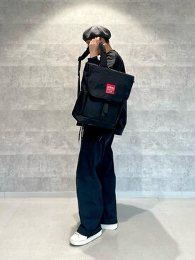 「アパレル」｜「アイテム（ジャケット/アウター）」を使った、Manhattan Portage Staffさん（メンズ・174cm）の冬コーディネート