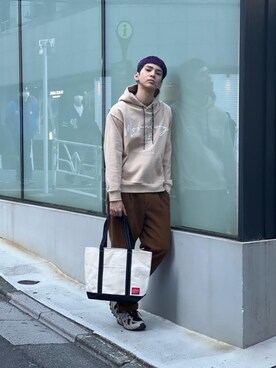 Manhattan Portage Staffさん（メンズ・172cm）の冬コーディネート