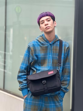 Manhattan Portage Staffさん(メンズ・172cm)の春コーディネート