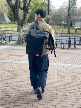 Manhattan Portage Staffさん（メンズ・170cm）の春コーディネート