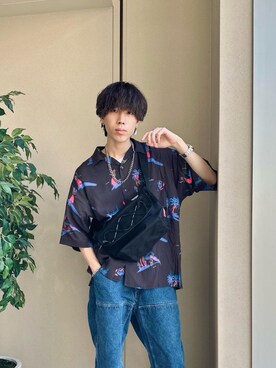 「アパレル」｜Manhattan Portage Staffさん（メンズ・180cm）の春コーディネート