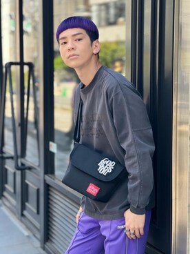 Manhattan Portage Staffさん（メンズ・172cm）の春コーディネート