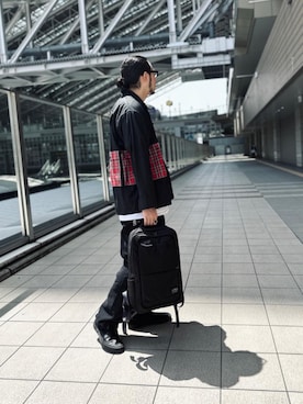「Manhattan Portage BLACK LABEL」｜Manhattan Portage Staffさん（メンズ・175cm）の春コーディネート