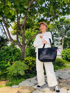 「アパレル」｜Manhattan Portage Staffさん（レディース・159cm）の春コーディネート