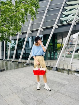 「キャンバス」｜Manhattan Portage Staffさん（レディース・163cm）の春コーディネート