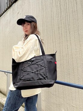 「アパレル」｜Manhattan Portage Staffさん（レディース・155cm）の春コーディネート